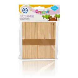 Sosnowy Pomost Patyczki Drewniane 50 Sztuk 