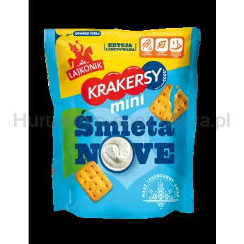 Lajkonik Mini Krakersy ŚmietaNOVE 100g