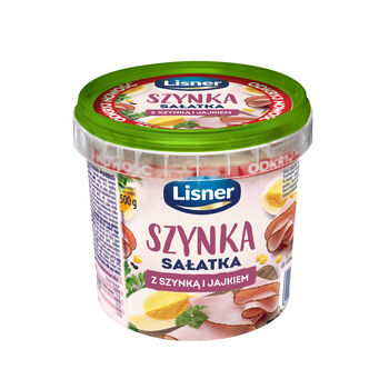 SZYNKA Sałatka z szynką i jajkiem 500g Lisner