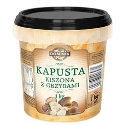 Dominik Kapusta Kiszona Z Grzybami Polska 1Kg 