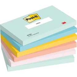Karteczki Samoprzylepne Post-It®, Beachside, 76X127Mm, 6X100 Kart.