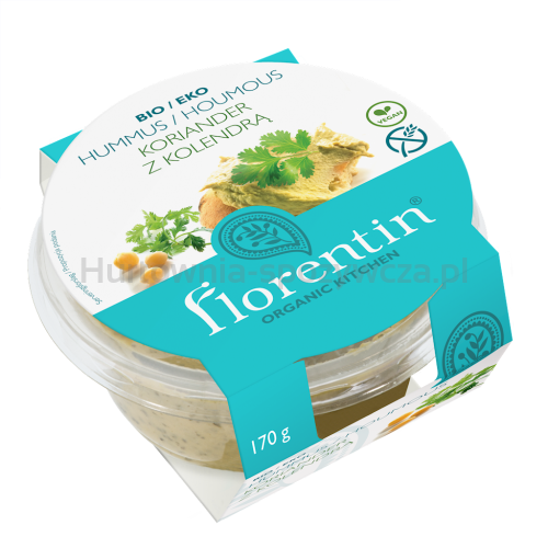 Hummus Z Kolendrą Bezglutenowy Bio 170 G - Florentin [BIO]