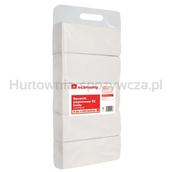 Tge Ręcznik Papierowy Zz Biały 1-Warstwowy 5X255 Listków