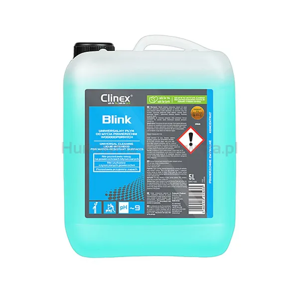 Uniwersalny Płyn Clinex Blink, Do Mycia Powierzchni Wodoodpornych, 5L