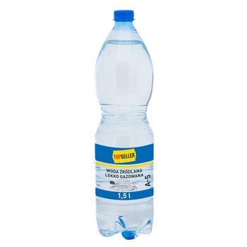 Topseller Woda źródlana lekko gazowana 1,5 l