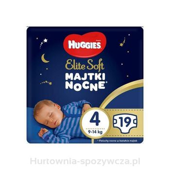 Huggies 19 Szt Elite Soft Overnights Pants 4 (9-14 Kg) Pieluchomajtki