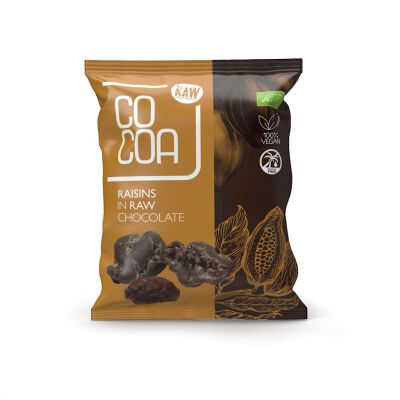 Rodzynki W Surowej Czekoladzie Bio 70 G - Cocoa [BIO]