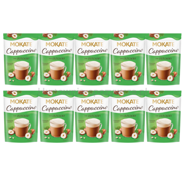 Mokate Cappuccino Orzech 110G x 10 sztuk