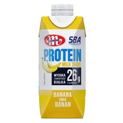 Mlekovita Napój proteinowy o smaku bananowym UHT350g