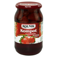 Rolnik Kompot truskawkowy 900 ml