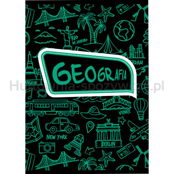 Zeszyt geografia a5 60 kartek, kratka eco