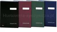 Teczka Do Podpisu Donau, Karton/Pp, A4, 450Gsm, 20-Przegr., Granatowa - 2