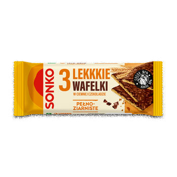 Sonko 3 Lekkkie Wafelki Pełnoziarniste W Czekoladzie 36 G.