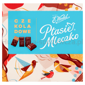 Wedel Ptasie Mleczko Czekoladowe W Czekoladzie Deserowej 340G