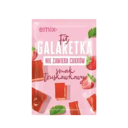 Galaretka FIT (bez cukru) truskawkowa emix 25g