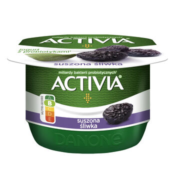 Danone Jogurt Activia Suszona Śliwka 120G