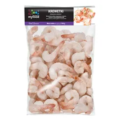Myfood Krewetki Białe 31-40 Szt./Lb Blanszowane Obrane Z Ogonem, , Glazurowane, Masa Netto: 750 G/1000 G