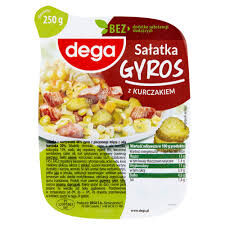 Dega Sałatka Gyros Z Kurczakiem 250 G