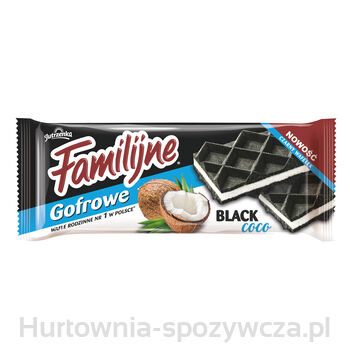 Wafle Familijne Gofrowe Black Coco 140G