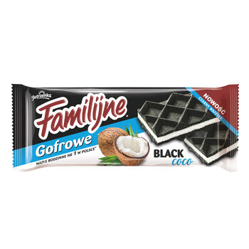 Familijne Wafle Gofrowe Black Coco 140G