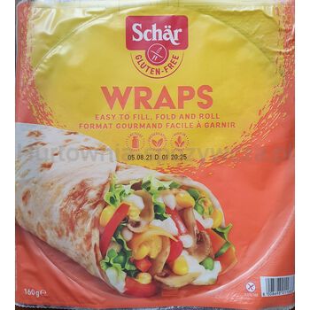 Schar Wraps, (Tortilla 2X80G),160G 