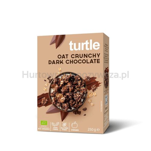 Musli Owsiane Z Gorzką Czekoladą Bezglutenowe Bio 250 G - Turtle [BIO]