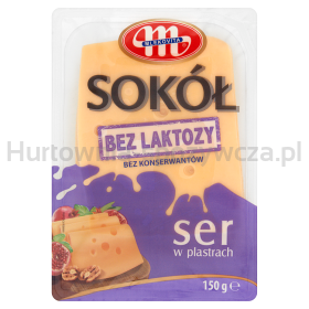 Mlekovita Ser Sokół Bez Laktozy Dojrzewający Plastry 150G