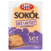 Mlekovita Ser Sokół Bez Laktozy Dojrzewający Plastry 150G