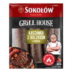 Sokołów Kaszanka z boczkiem i cebulką 500g