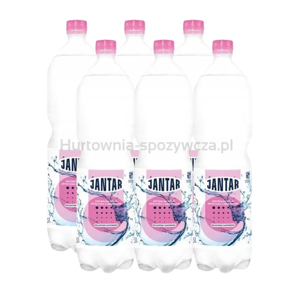 Woda Źródlana Średniozmineralizowana Delikatnie Gazowana 1,5 L