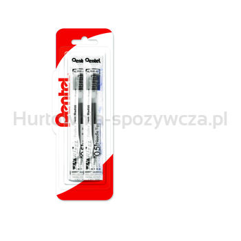 Pentel Wkład do cienkopisu EnerGel 0,5 mm, LRN5-czarny x 2 sztuki