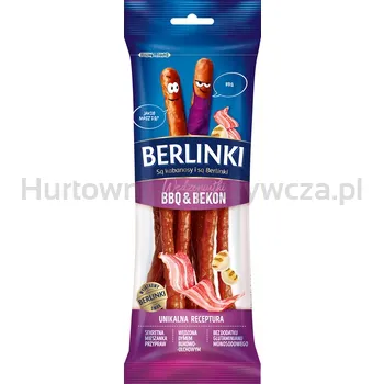 Berlinki Kabanosy BBQ & BECON 85g