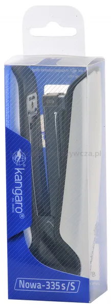 Kangaro Zszywacz Nowa-335S/S, zszywa do 30 kartek, metalowy, w pudełku PP, metaliczny biały