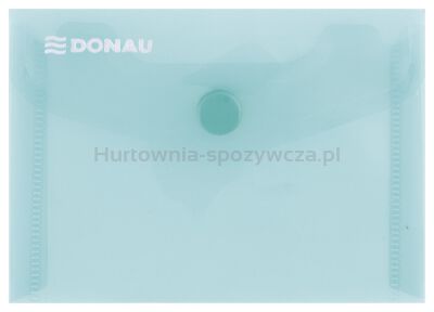 Donau Teczka kopertowa zatrzask, PP, A7, 180mikr., zielona [BIURO]