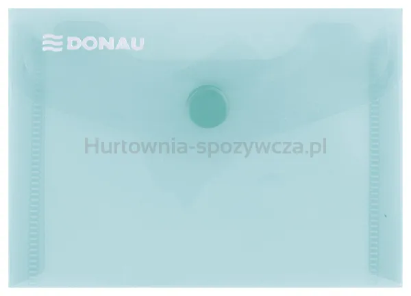 Donau Teczka kopertowa zatrzask, PP, A7, 180mikr., zielona 