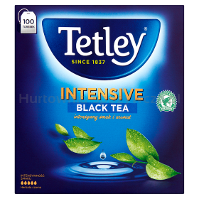 Tetley Herbata Intensive Black 100 Torebek X 2G