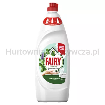 Fairy Skóra wrażliwa Tea Tree &amp Mint Płyn do mycia naczyń, delikatny dla skóry 654 ML