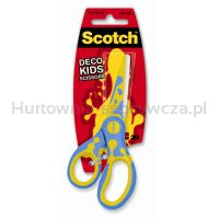 Nożyczki dla dzieci Scotch™ (DECO), 13cm, ergonomiczne, blister, mix kolorów - 2