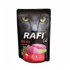 RAFI Cat z cielęciną - karma dla kota 100g