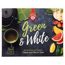 *Teekanne Colection Green&White 6X5 Kopert