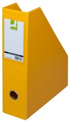 Pojemnik na dokumenty Q-CONNECT, PVC, A4/76, żółty