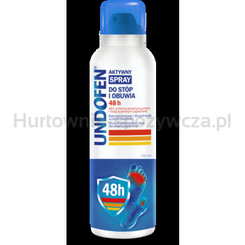 Undofen Aktywny spray do stóp i obuwia 48h 150 ml