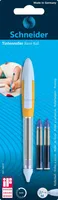 Pióro kulkowe SCHNEIDER Base Ball + 2 cartridge 852, blister, mix kolorów - 10