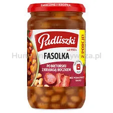 Primavika Fasolka po bretońsku z kiełbasą i boczkiem 610g