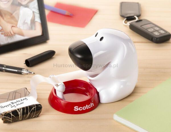 Dyspenser do taśm Scotch® w kształcie pieska (C31-Dog), taśma GRATIS - 6