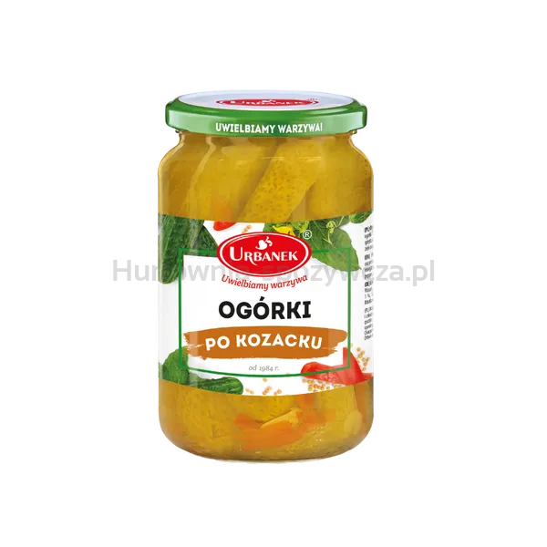 Ogórki po kozacku 680g/350g Urbanek