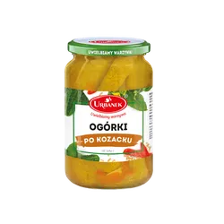Ogórki po kozacku 680g/350g Urbanek