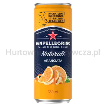 Sanpellegrino Naturali Aranciata 330 Ml (w tym +0,50 zł/szt. zwrotnej kaucji)