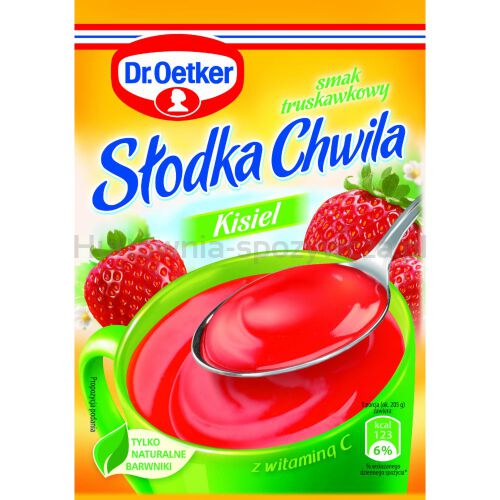 Dr.Oetker Słodka Chwila Kisiel Truskawkowy 30G