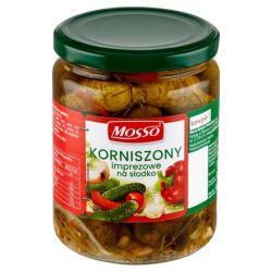 Korniszony Imprezowe Na Słodko 540Ml Mosso